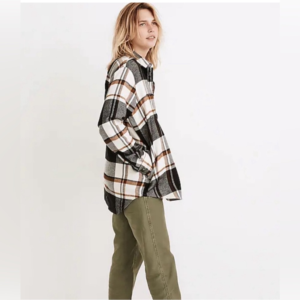 Madewell Flannel Sunday Bromley Button Down